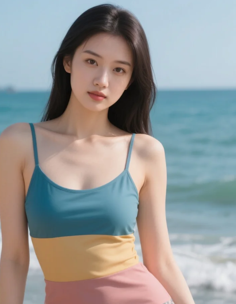 气质清冷如兰，遗世而独立。