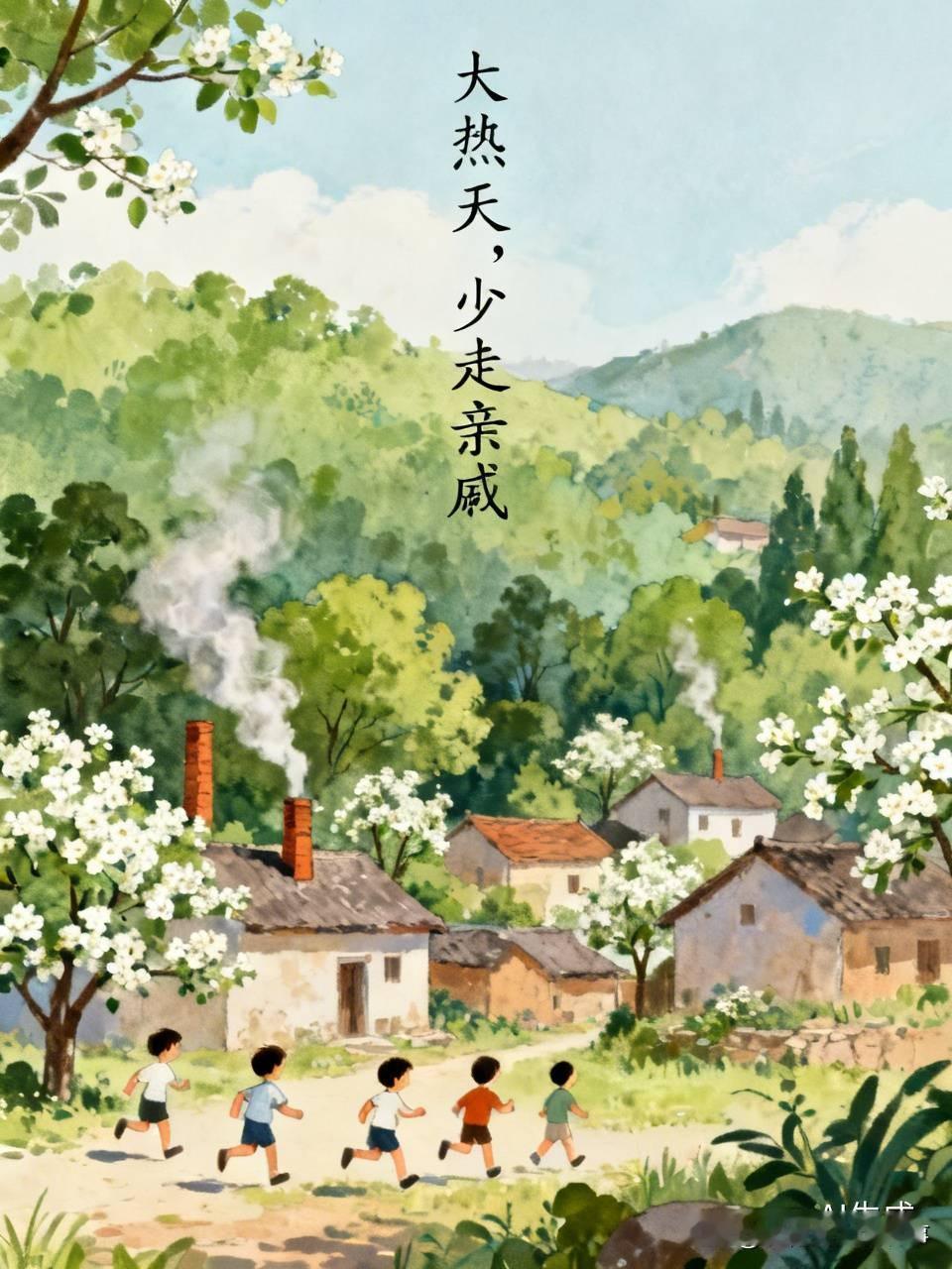 这大热天，还是少走亲戚，老老实实在家待着，比啥都强。邻居嫂子的几个姑子，不知道