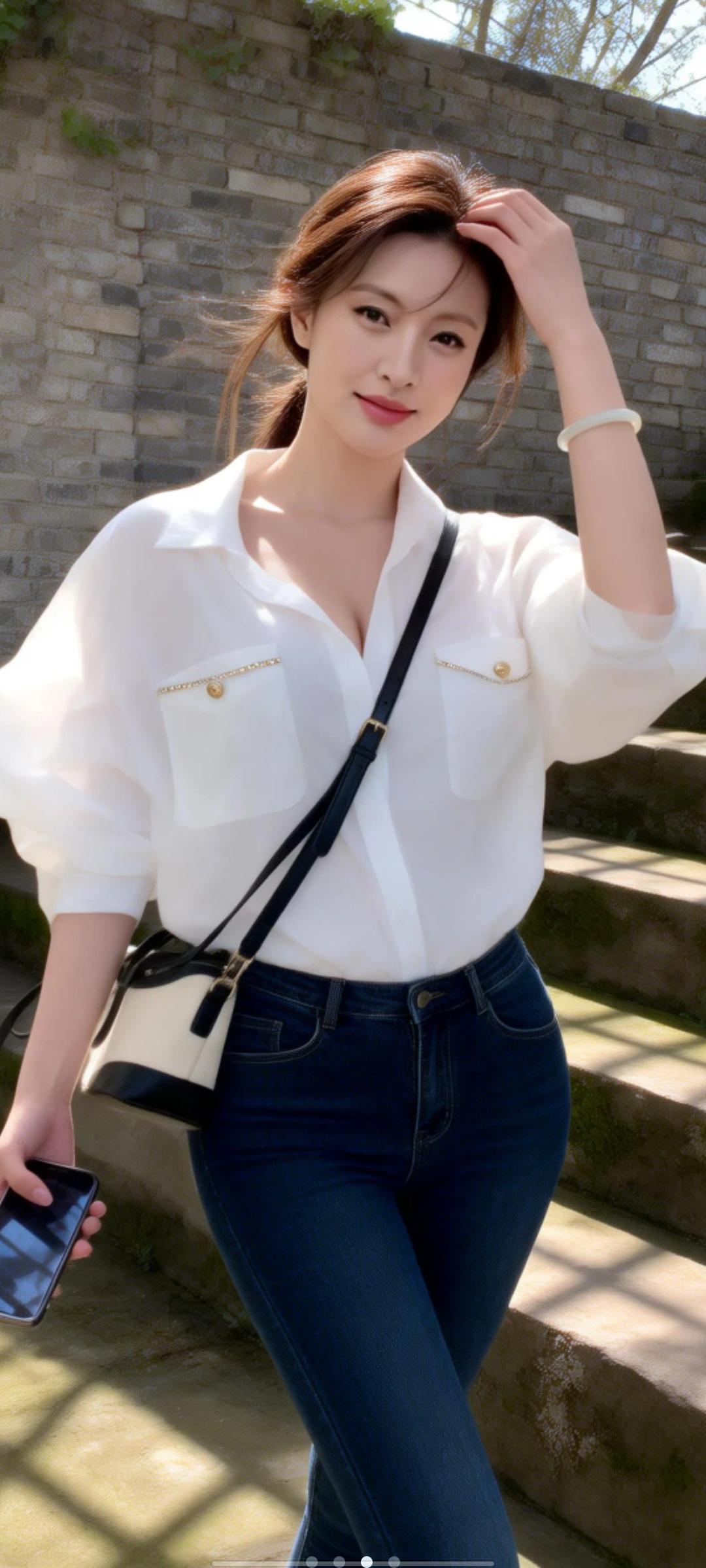 不用浓妆艳抹，一眼就能看出来很漂亮的小姐姐。