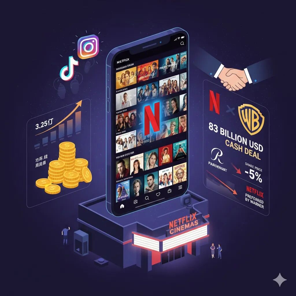 Netflix 硬刚 TikTok! 押注竖屏视频, 刷剧要变刷短视频了?