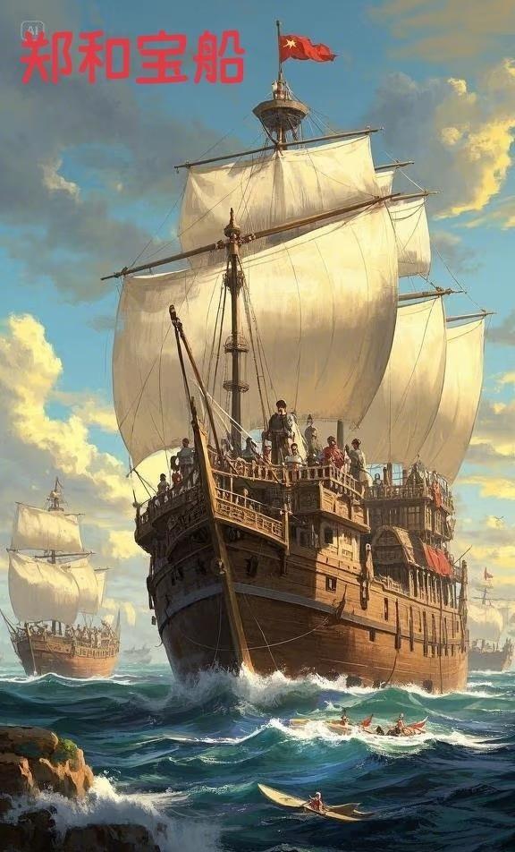 明朝的文官集团，已经进入了资本加世家的状态，他们怂恿皇帝停了大航海，因为大航海是