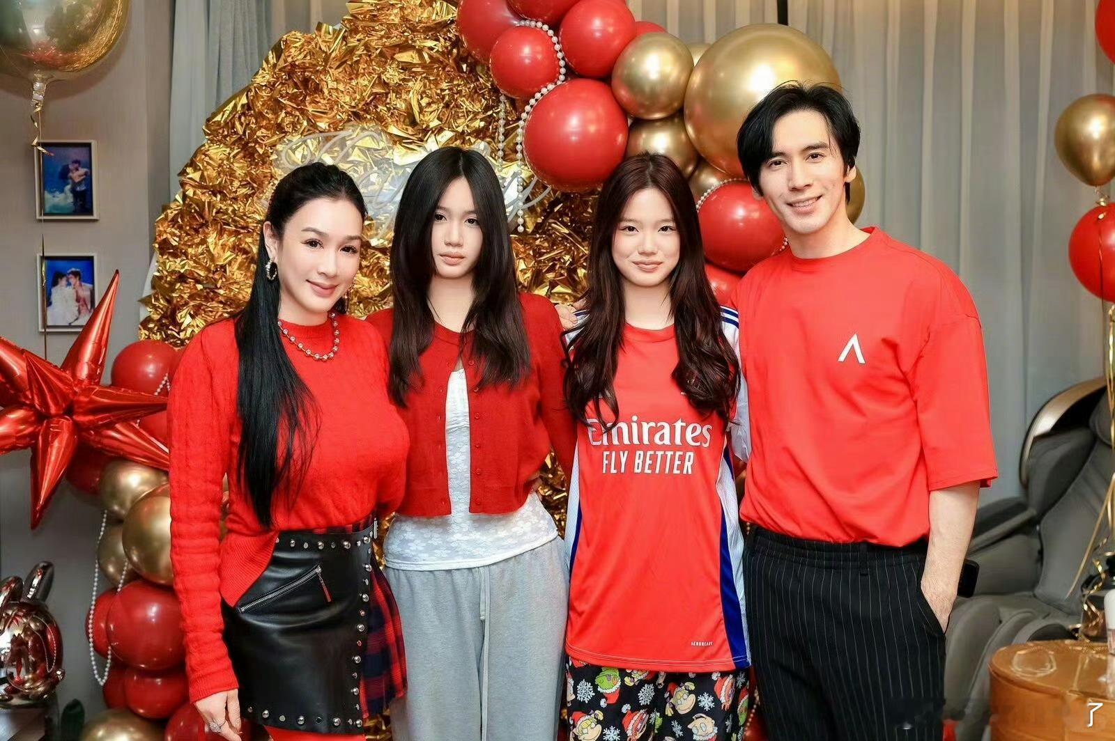 钟丽缇一家子的高颜值