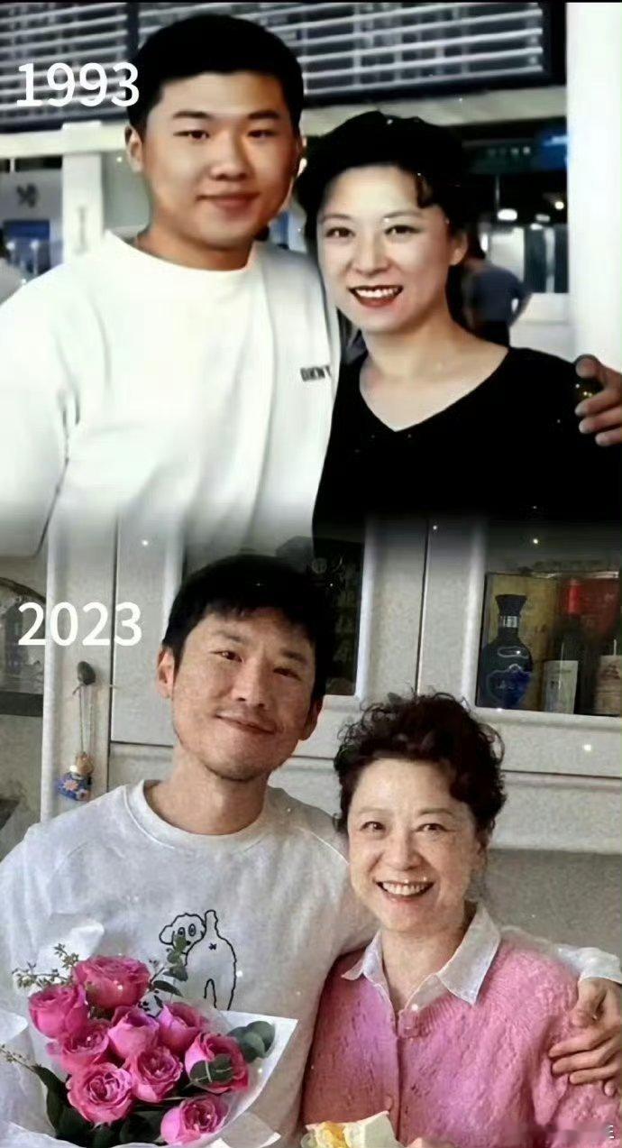 网上看到这张图，30年前后容貌的变化。。。