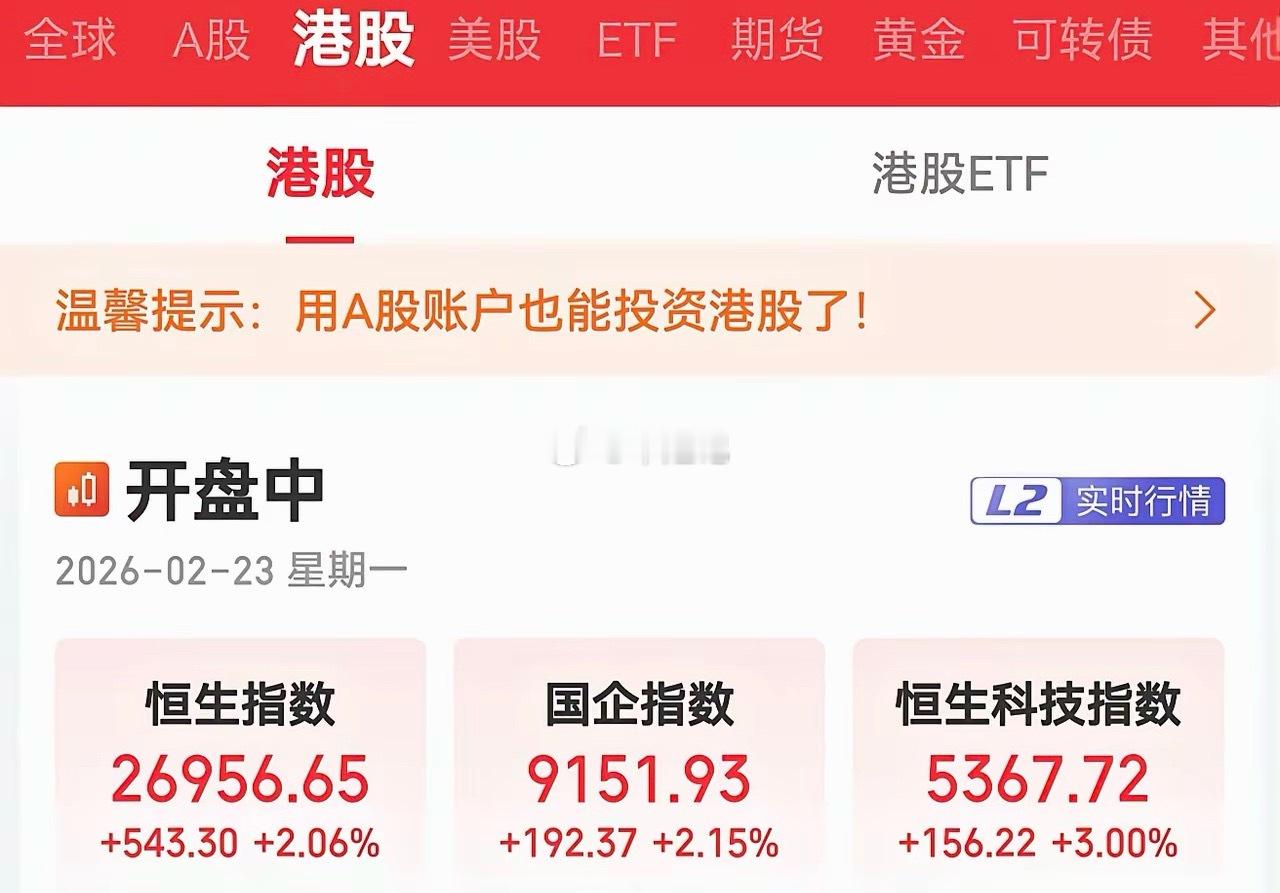 重大利好！港股顶住了关税战压力，而且暴涨，看来明天A股开市大红包稳了？今天周一港