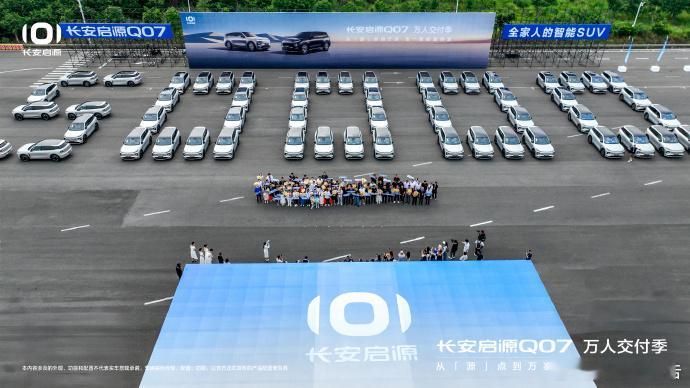 长安启源Q07突破50000订单，交付10000辆5月21日，长安启源发布，50