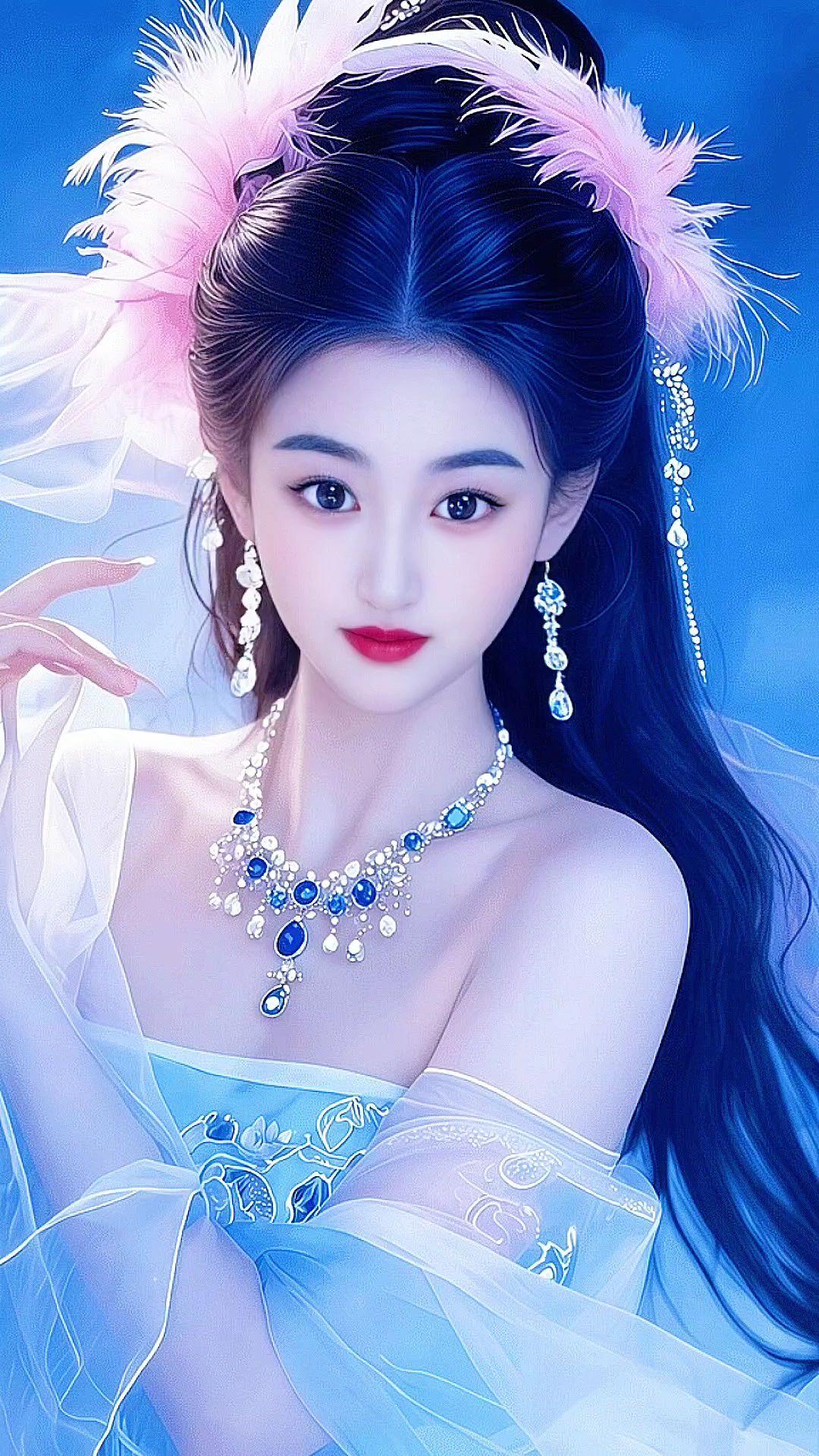 仙女风国风古韵古风美人仙气飘飘我又心动了