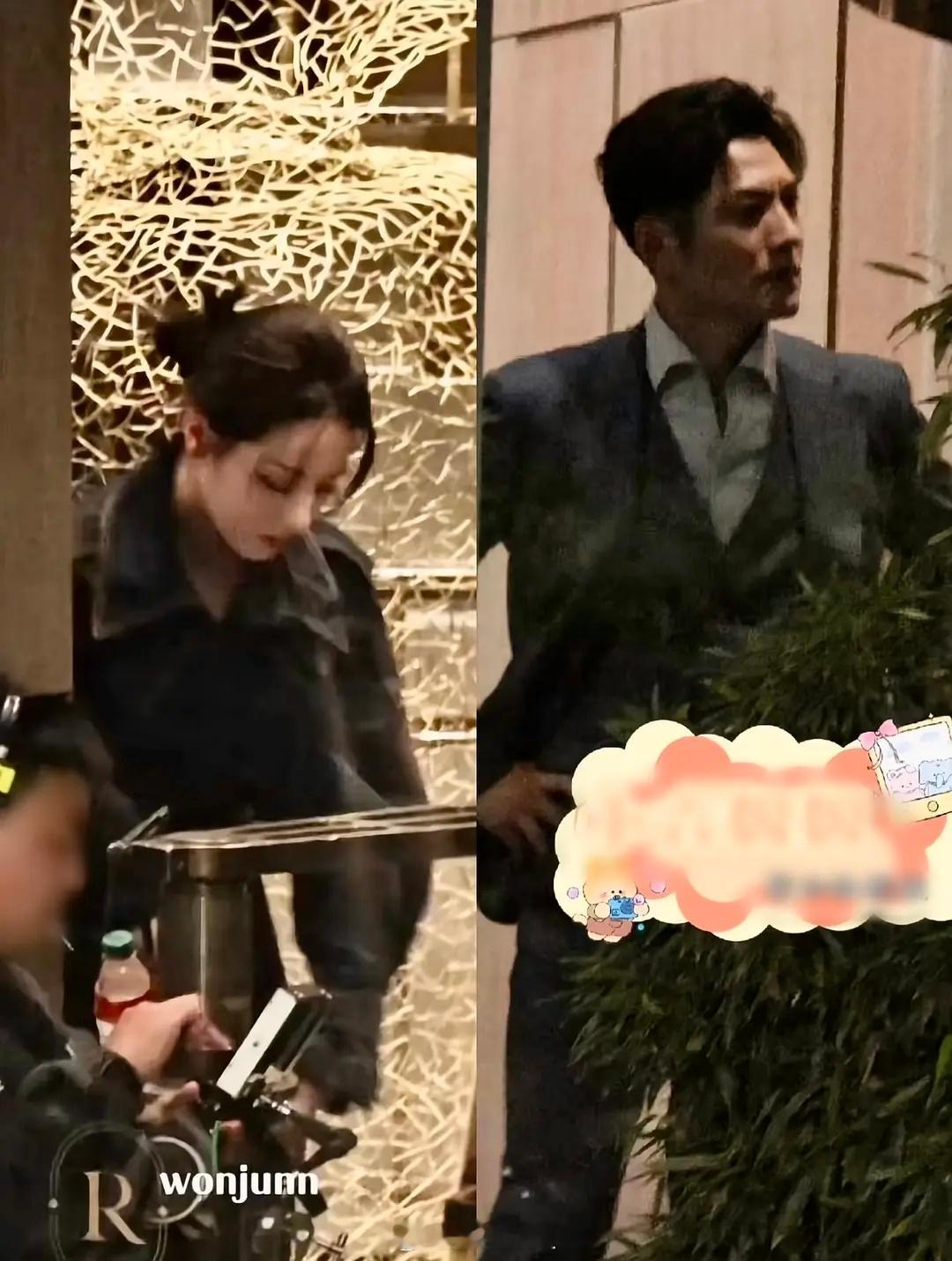 迪丽热巴新剧和男主路透来啦，请查收大家觉得如何​​​