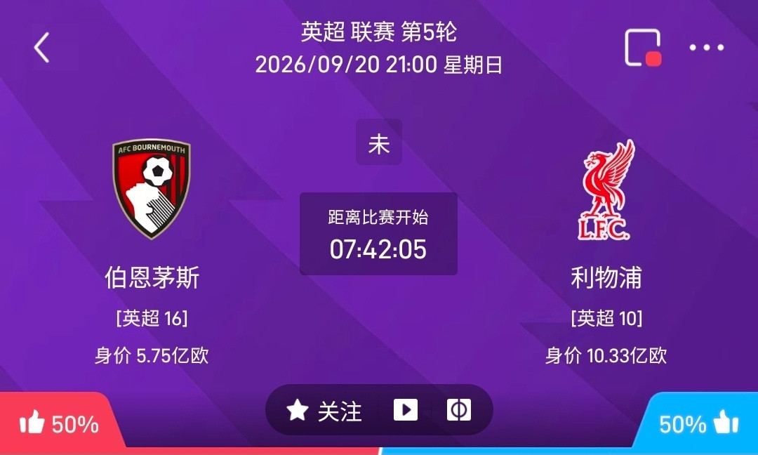 伯恩茅斯vs利物浦1️⃣伯恩茅斯（英超16）利好：主场拼抢积极，反击推进速度