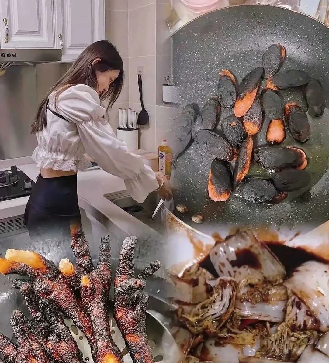 左边是前妻右边是现任