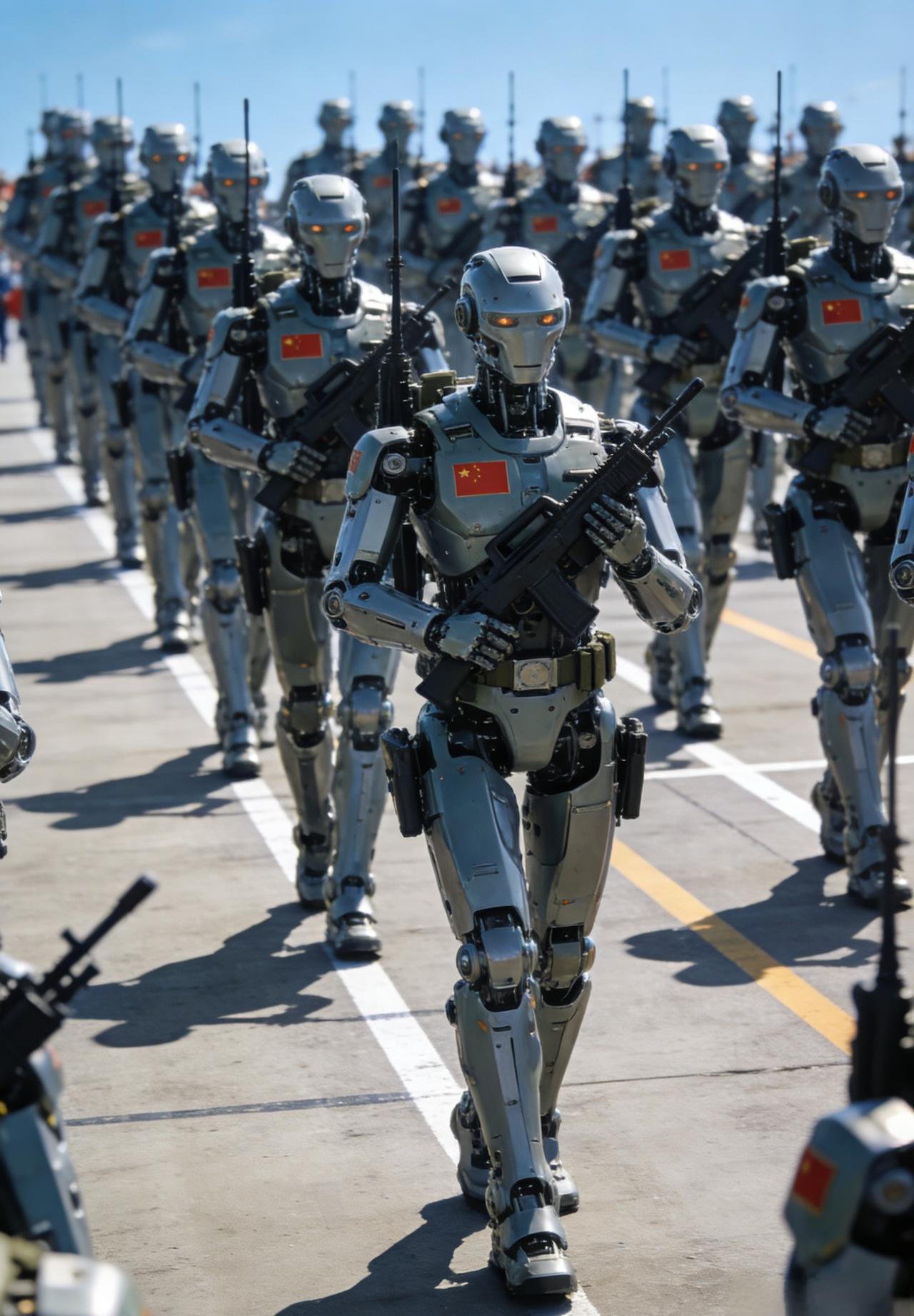 看完熊猫的机器人春晚表演，估计老美也睡不着觉了!!这就对了。他们睡不着，