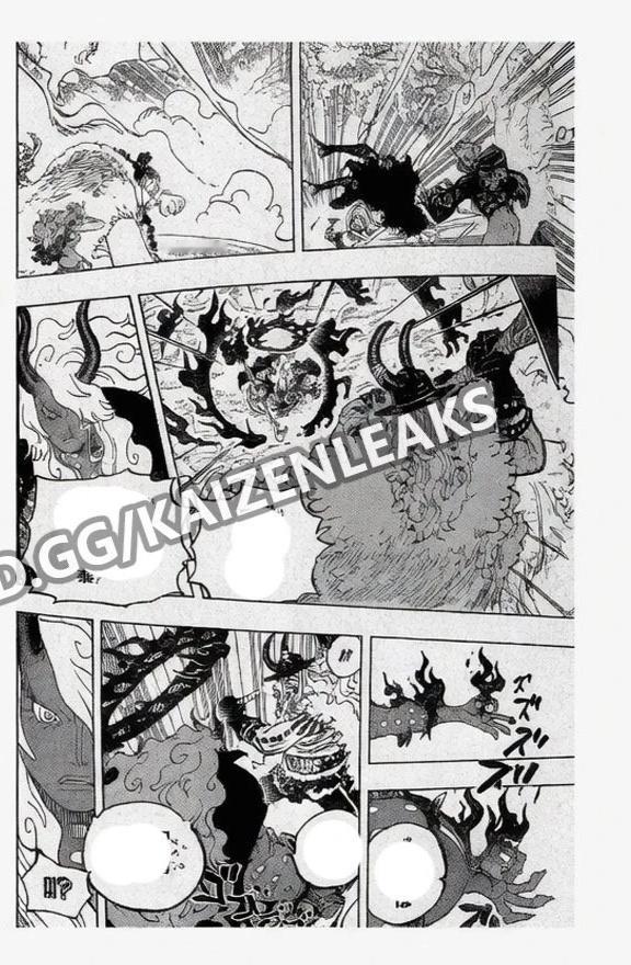 本周海贼王情报全图(AI改图版)！伊姆大人天罚剑刺穿洛基！！伊姆回忆出现乔伊波伊