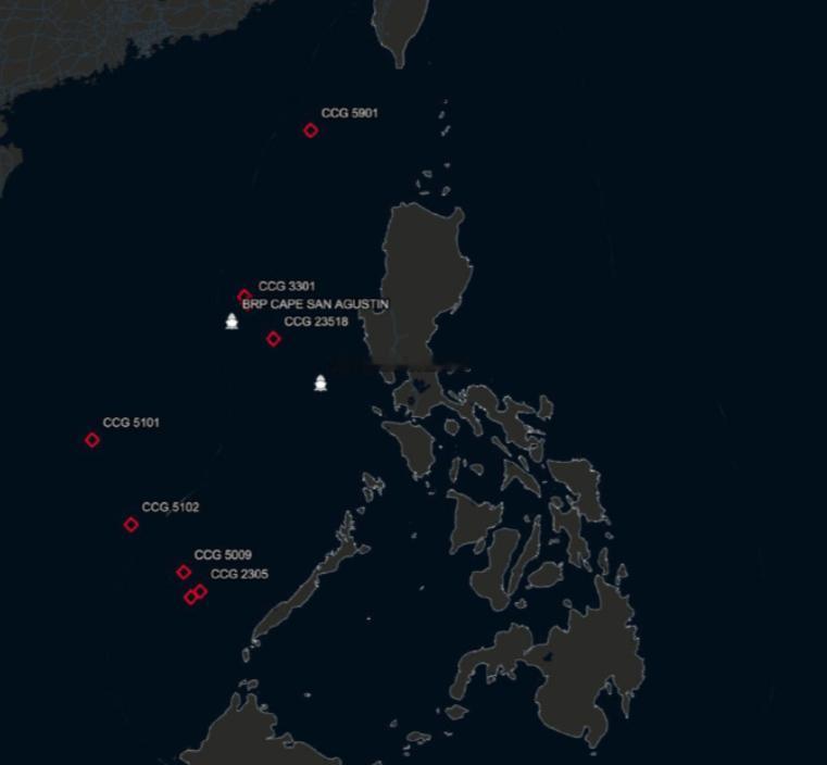 美菲在尼拉湾大肆演习也没用，054A舰根本阻挡不住，一度贴近菲海岸线！最近几天，