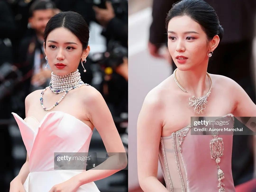 网友热议，周也去年和今年戛纳红毯差距在哪里？明明去年状态还不错？