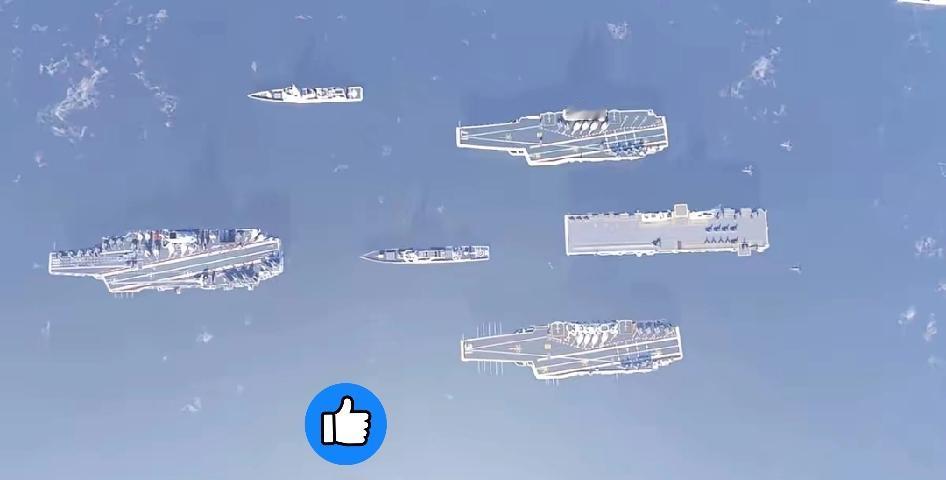 法国人都看呆了的消息，我刷到直接热血上头！咱福建舰入列哪是单舰亮相啊，分明是