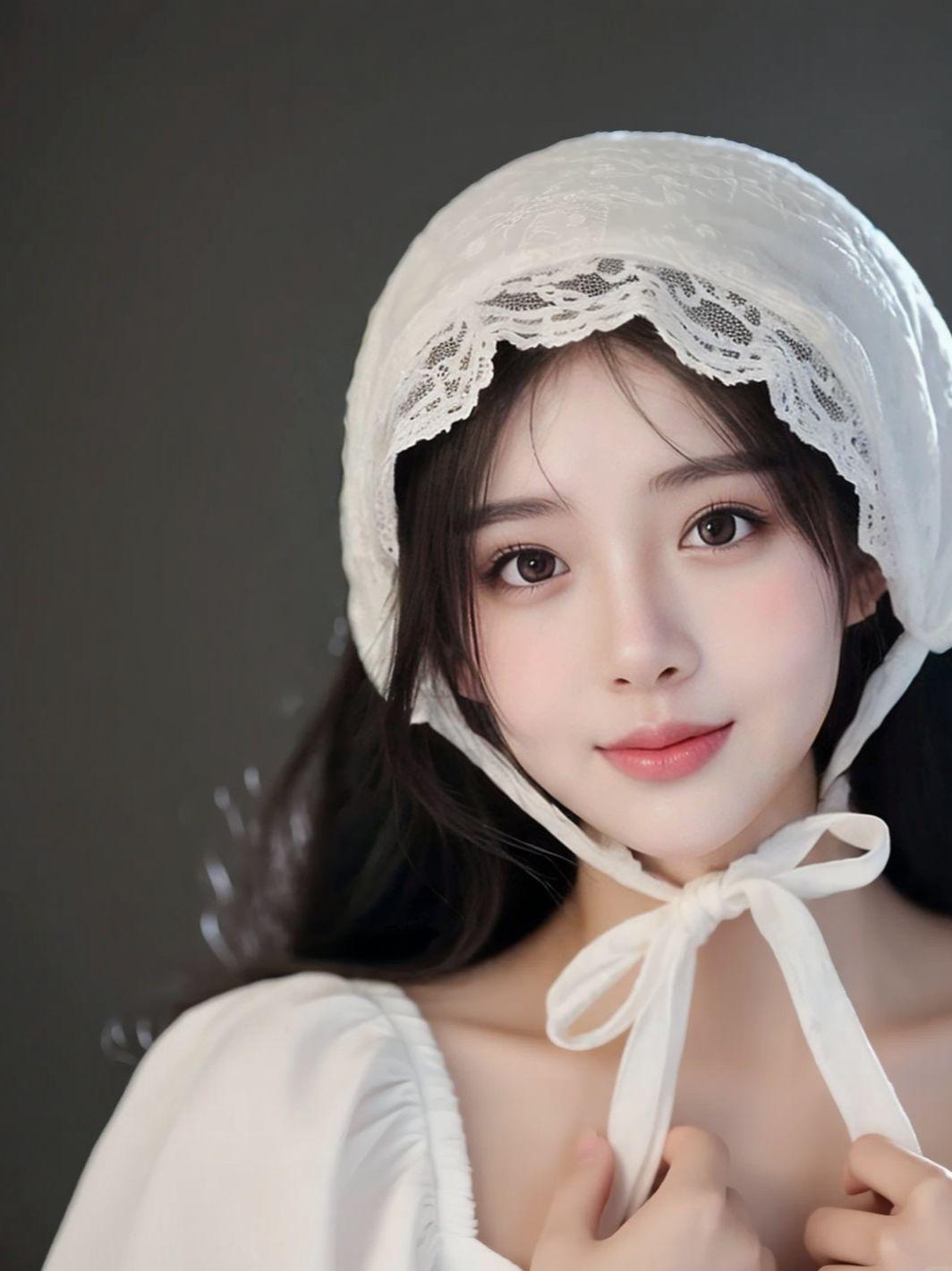 AI蕾丝头像照 原来ai写真可以这么美 人生总得有一套ai写真吧 谁拍...