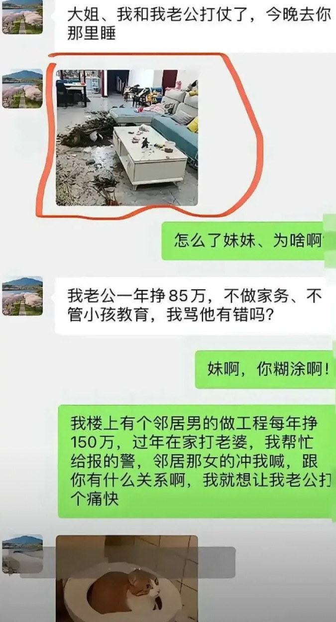 正常剧情不应该是姐姐劝妹妹离婚，然后姐姐和妹夫生活在一起的吗？