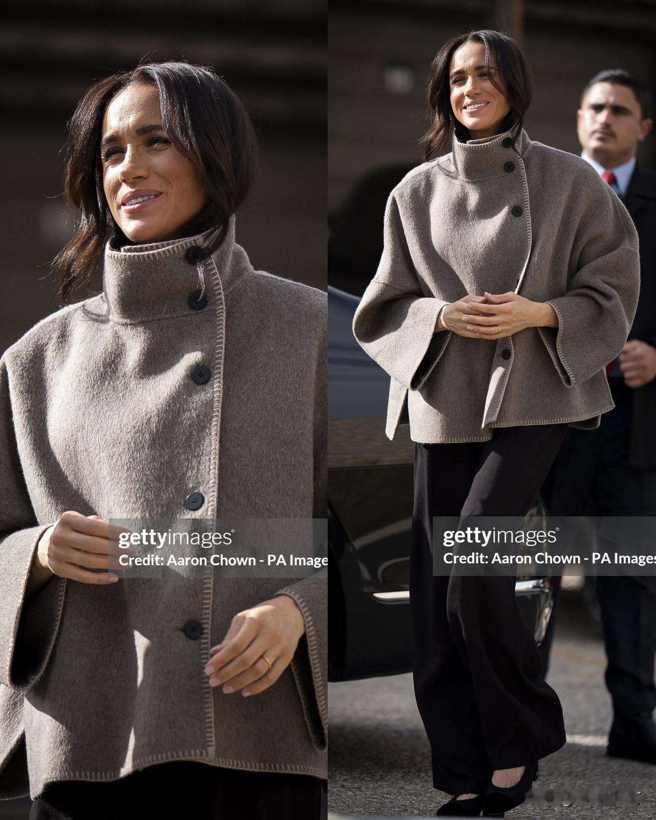 哈里梅根在约旦的“伪王室”之旅来到了第二天。梅根依旧稳定发挥，可能是为了表现出