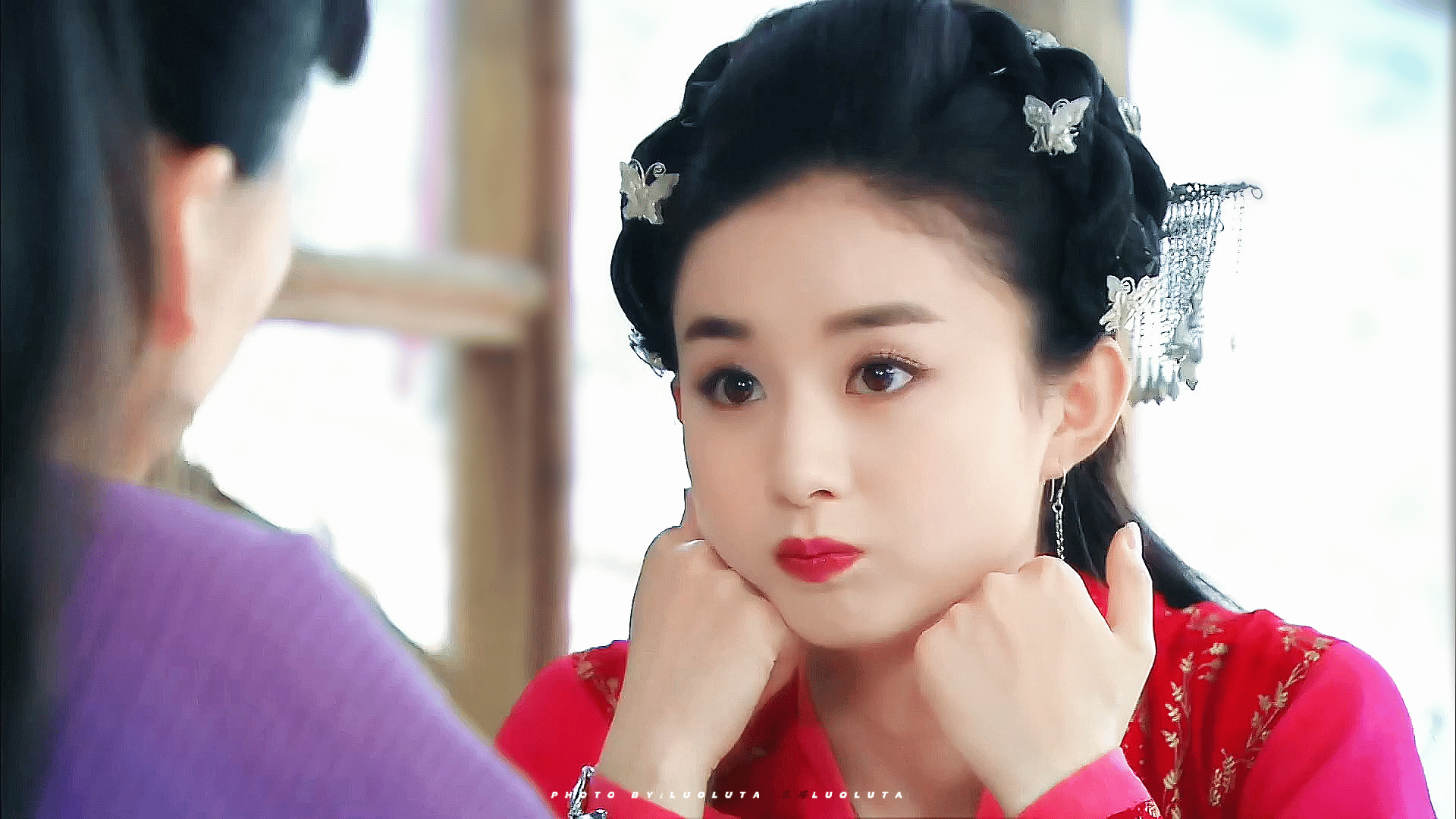 这是模仿赵丽颖吗？