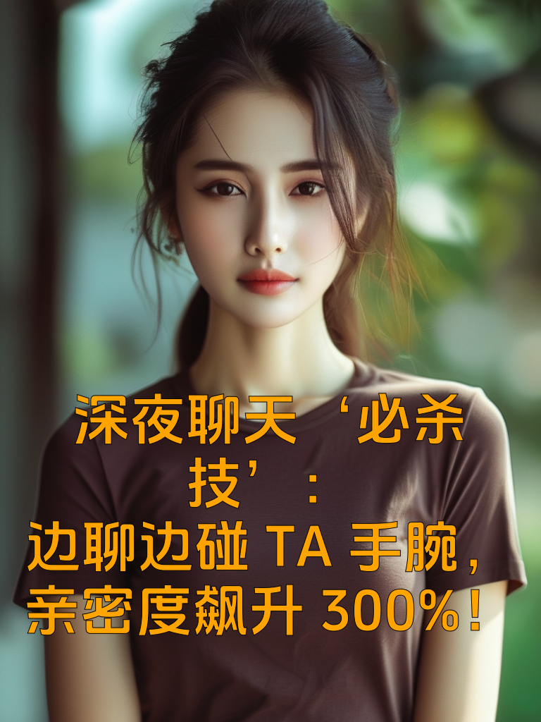 深夜聊天‘必杀技’：边聊边碰TA手腕，亲密度飙升300%！