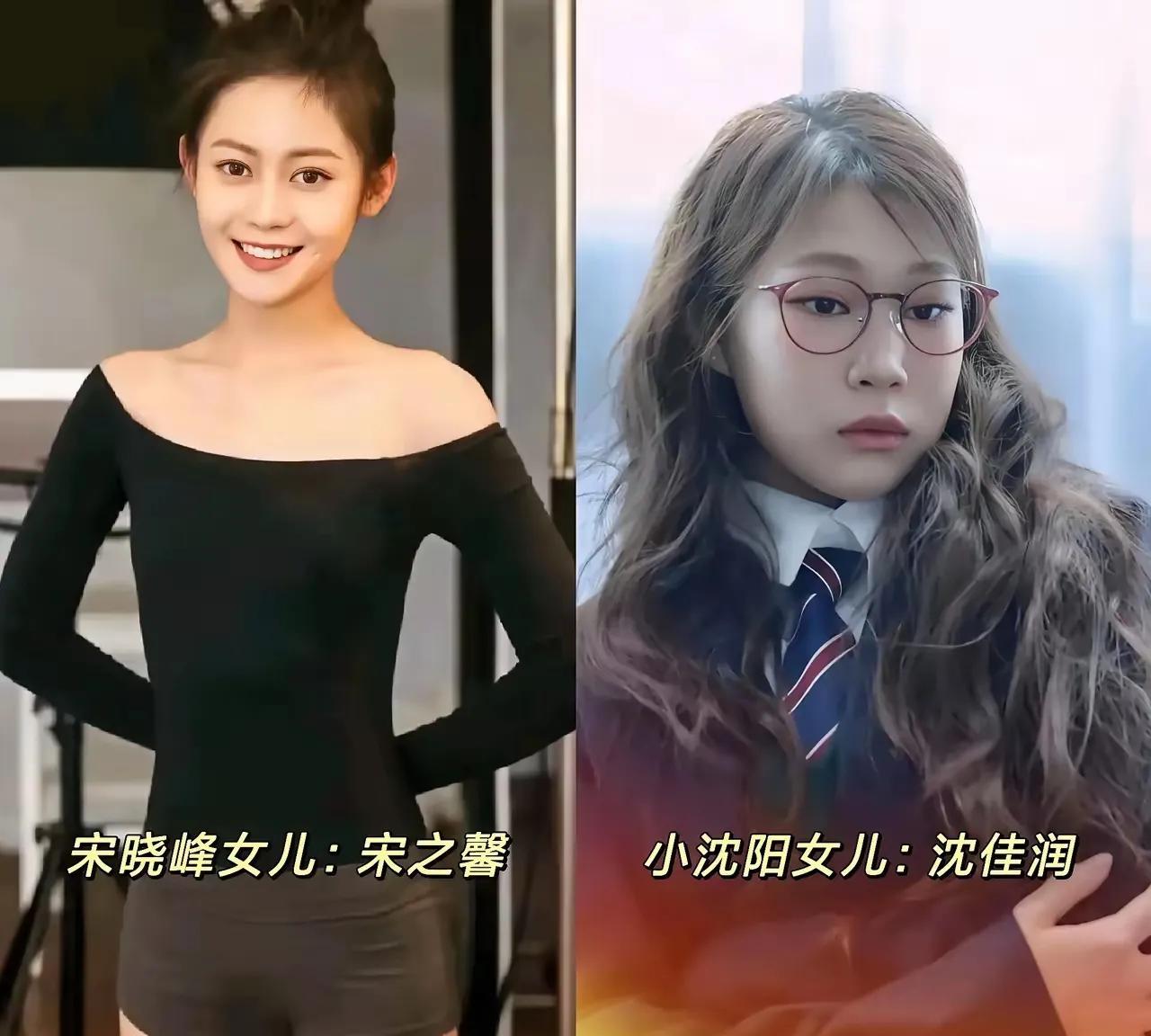 两位都是星二代，两位都是本山老师得意徒弟，一个比一个厉害！就说宋晓峰的女儿是