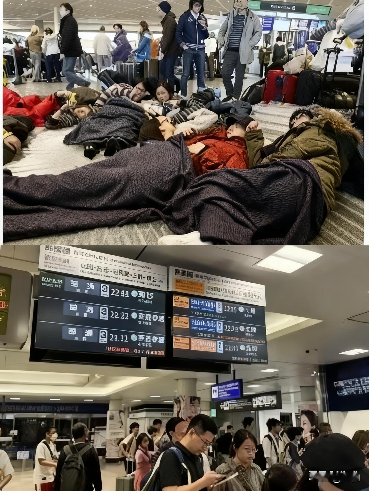 这几天，日本多个机场出现了密集的返程人流，大量中国游客正抓紧时间规划回国行程，现