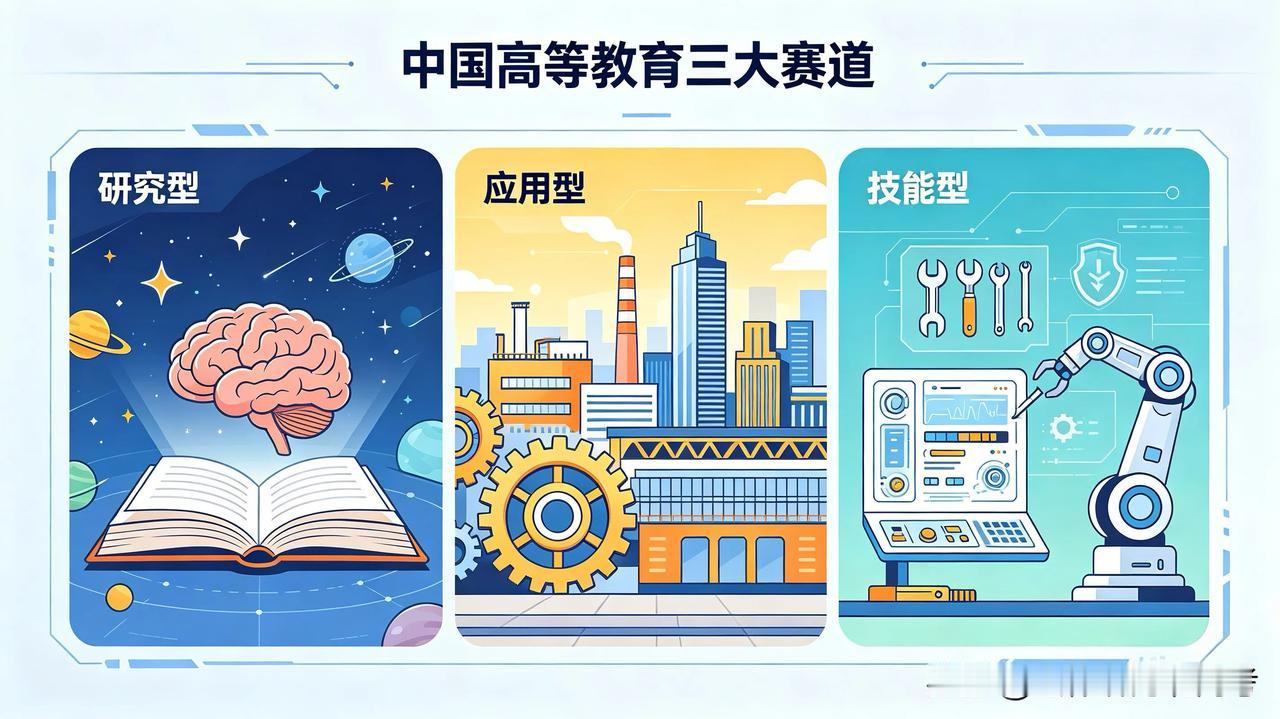 高教三大赛道，200所双优高校争夺战开启国家高等教育改革划分研究型、应用型、技
