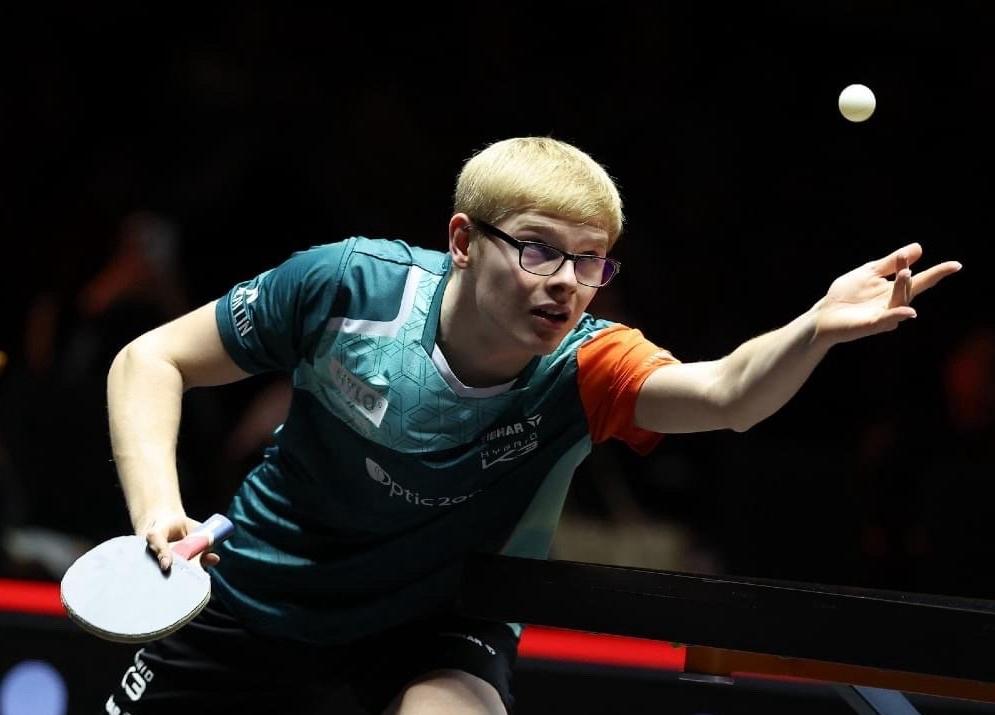 目前对国乒男队威胁最大的3个人：1.小勒布伦直板打法结合欧式力量，小勒布