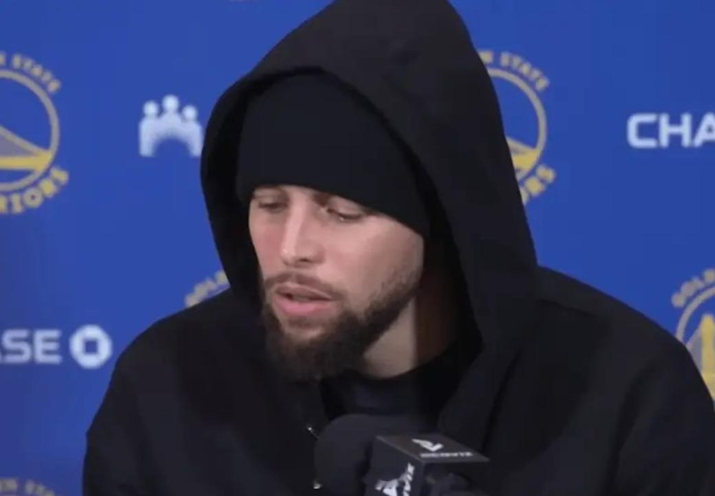 完了！库里不打了勇士127-141不敌猛龙，赛后库里接受采访时被问到下场能否出战