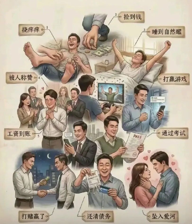 人类快感的十大排行榜
