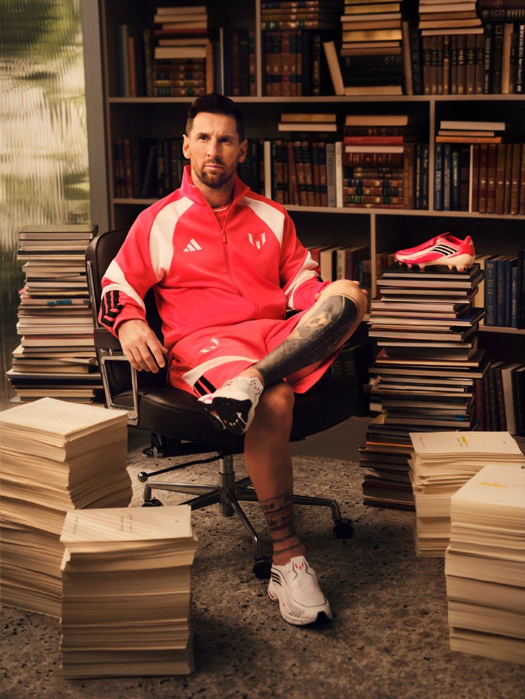 梅西亮相阿迪全新广告F50MESSI“FÚTBOLYFAMILIA”梅西专属系列迎来新作，为2026