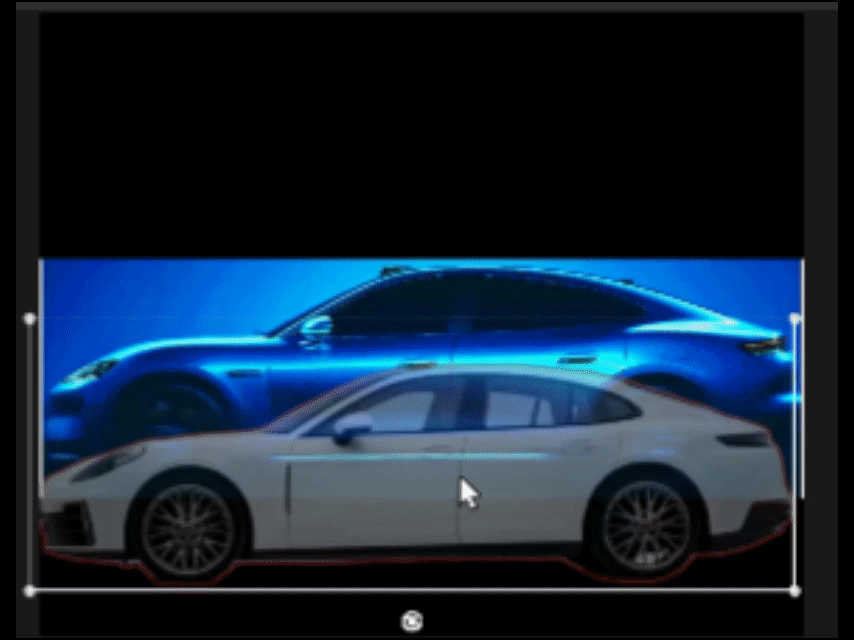 先不说现在只有一个犹抱琵琶的侧面图，即使是用透析对比，车灯，车轮，外后视镜，前车