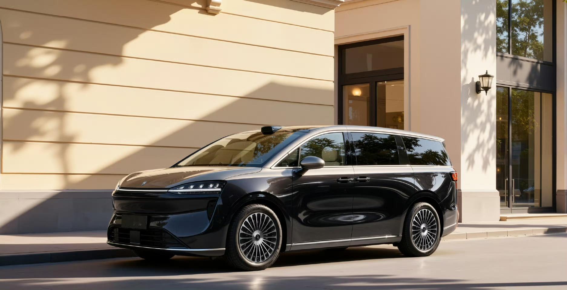 看到智界V9的猜想图，感觉真的太帅了！不愧是鸿蒙智行首款MPV，直接把“极致、简