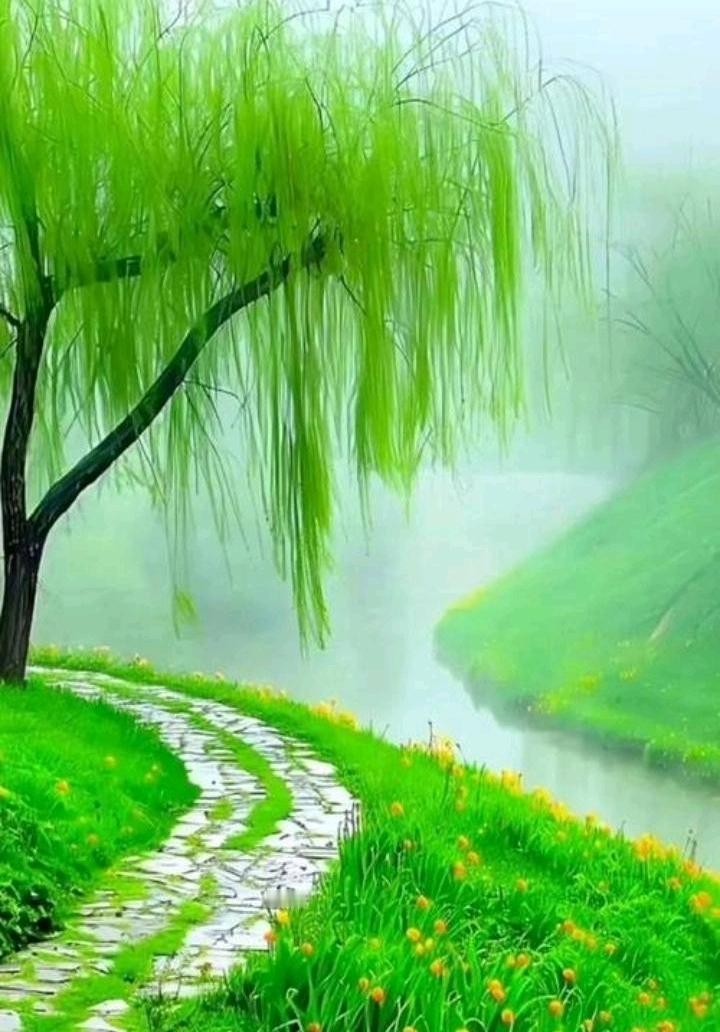 问花问草问垂柳，天长地久有没有，花草不言垂柳笑，……[红脸笑]……？上联：