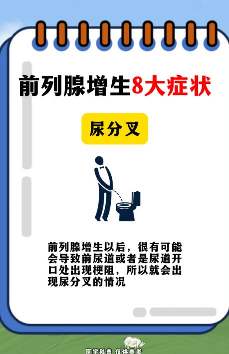 前列腺增生的8大症状，对照看一下你有没有？