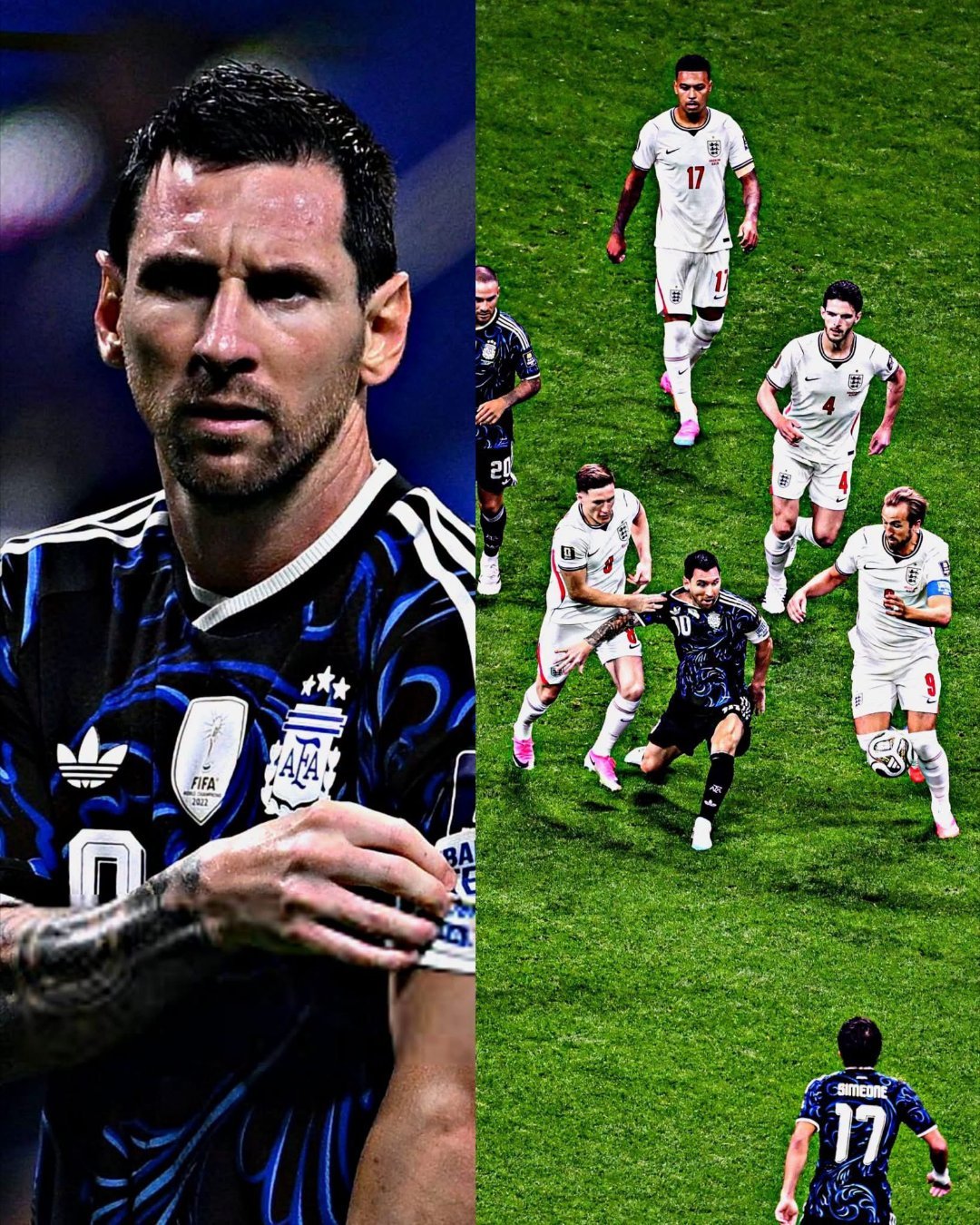 历史会记住，一个远离欧洲顶级联赛的39岁男人，再次将整个国家扛在肩上。🇦🇷