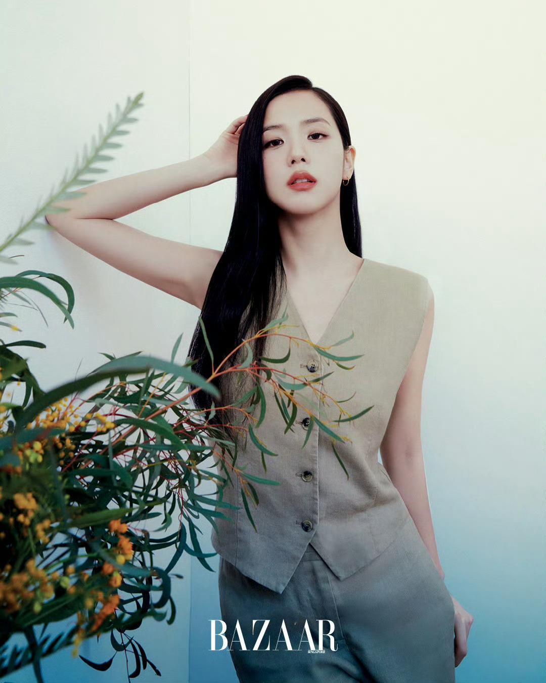 金智秀Jisoo×Harper‘sBazaarSingaporeDi