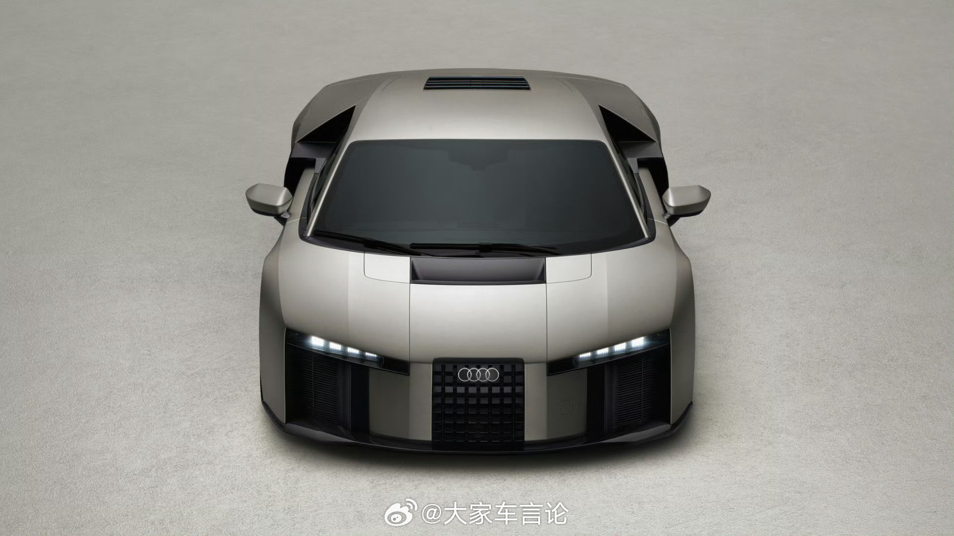 奥迪插混超跑Nuvolari亮相，首台与奥迪ConceptC概念车同源设计风格