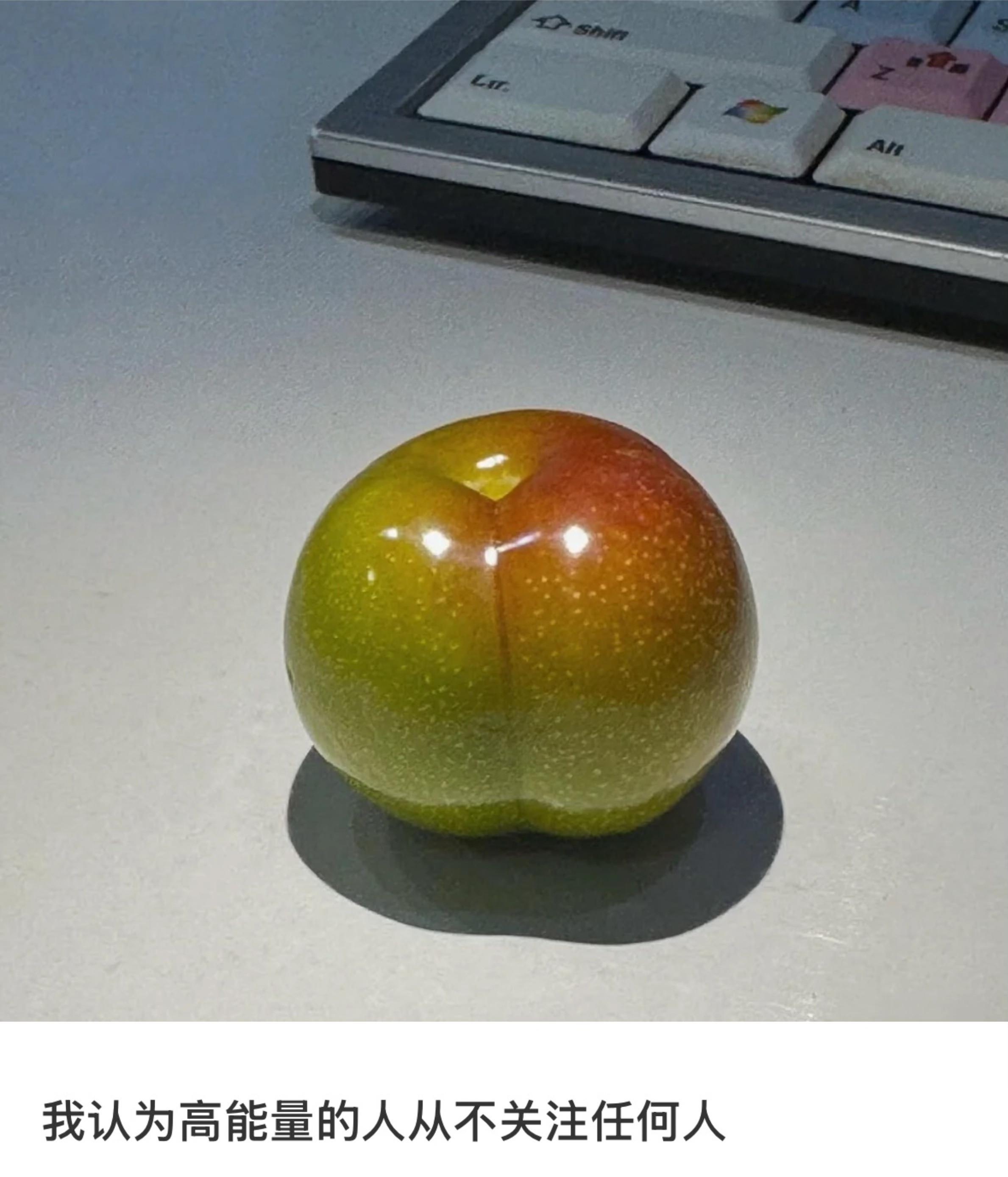 我认为高能量的人从不关注任何人​​​
