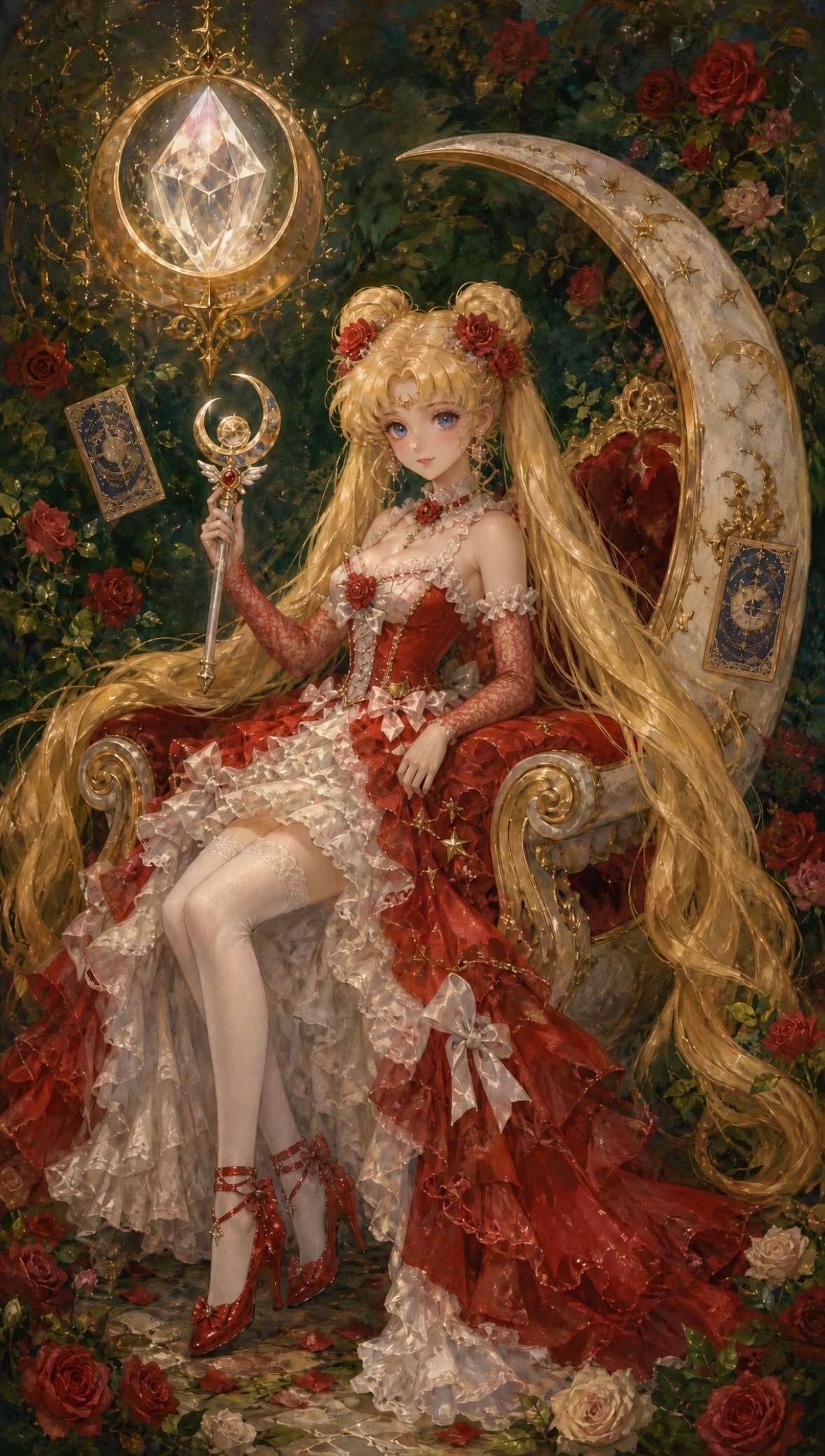 童话风美少女战士全员壁纸🌙✨九位太阳系战士+黑色淑女全员集结一人一版古典童