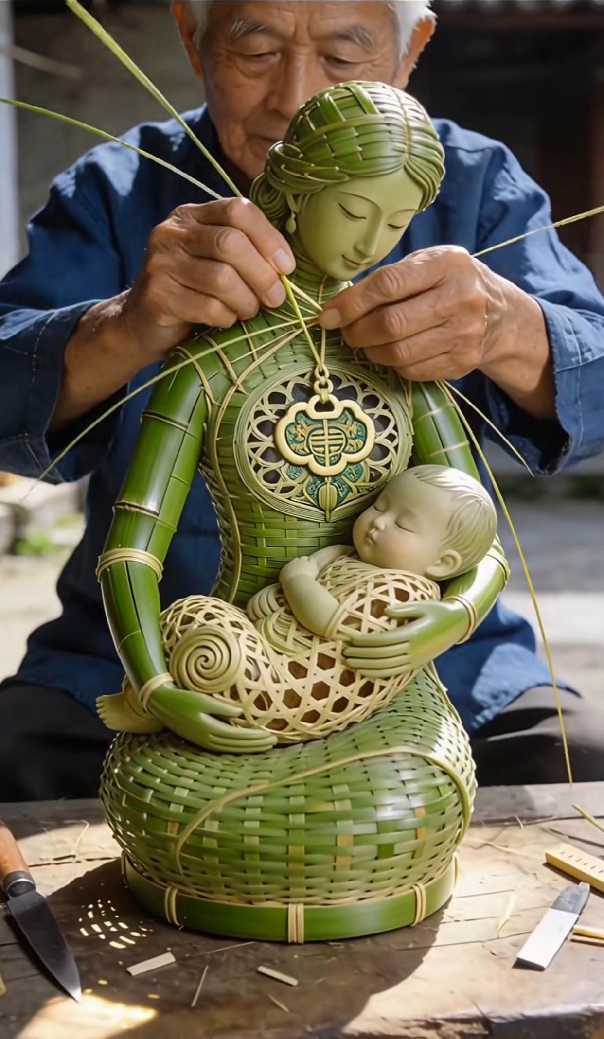 这位老师傅的手艺可以传承下去了！