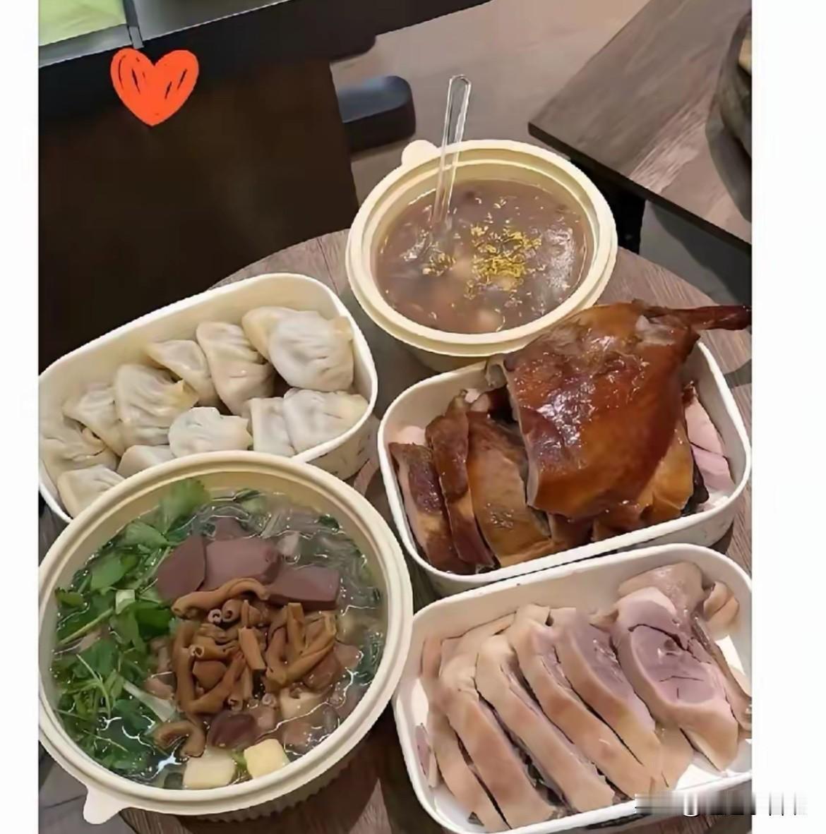 这桌晚饭，在你们当地算啥级别的伙食？