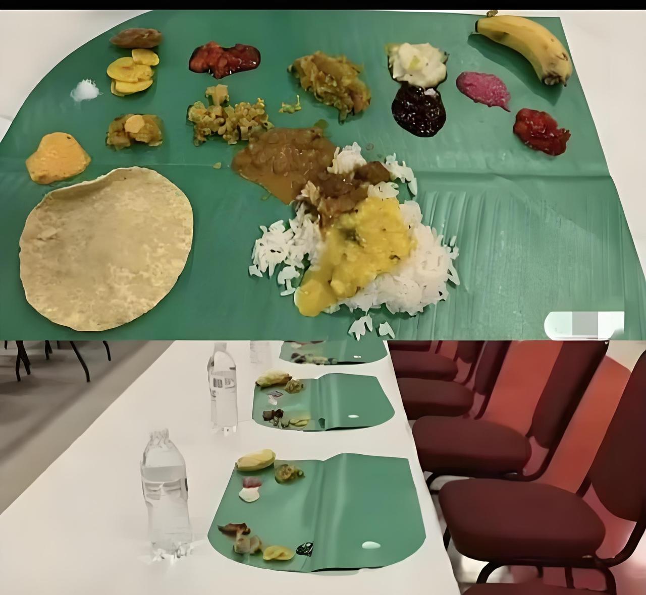 我给老公看印度为普京准备的“国宴”，他直接笑喷了，说“小米我认识，土豆茄子糊糊我