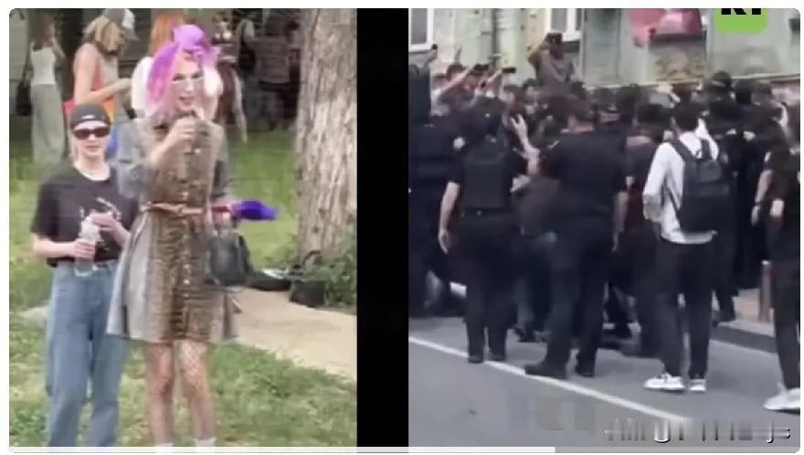日前，乌克兰首都基辅举行LGBT宣传活动。许多闹场的反对者被警方拘捕。视频显示，