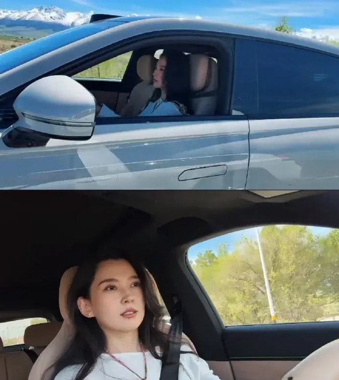 汪峰前女友森林北开车衣锦还乡了，34岁森林北回哈密老家，回忆以前雪山下自家的老破