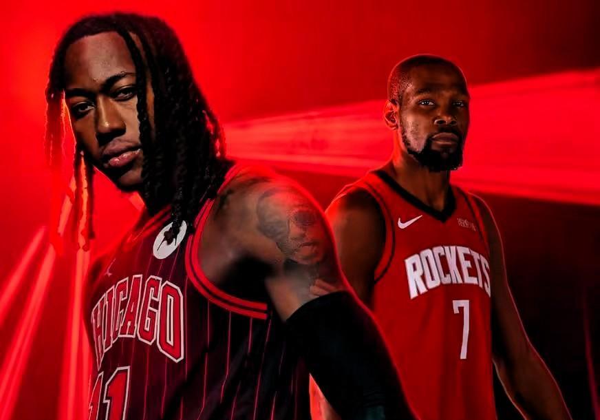 深度厚度可怕！谁才是火箭首发第五人？新赛季，火箭交易得到杜兰特，让这支本就极具竞