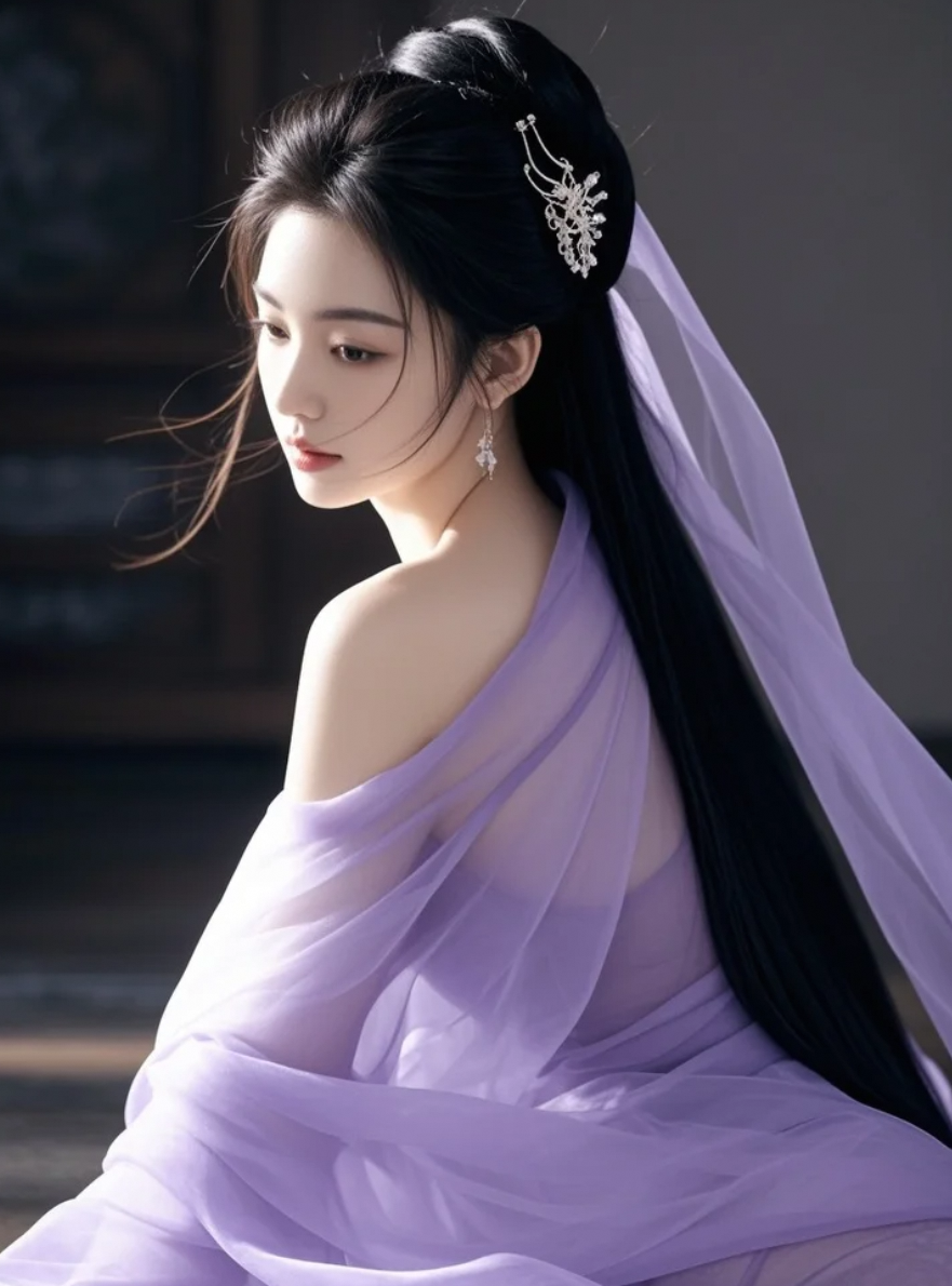 汉服加身，她宛如画中走出的古人