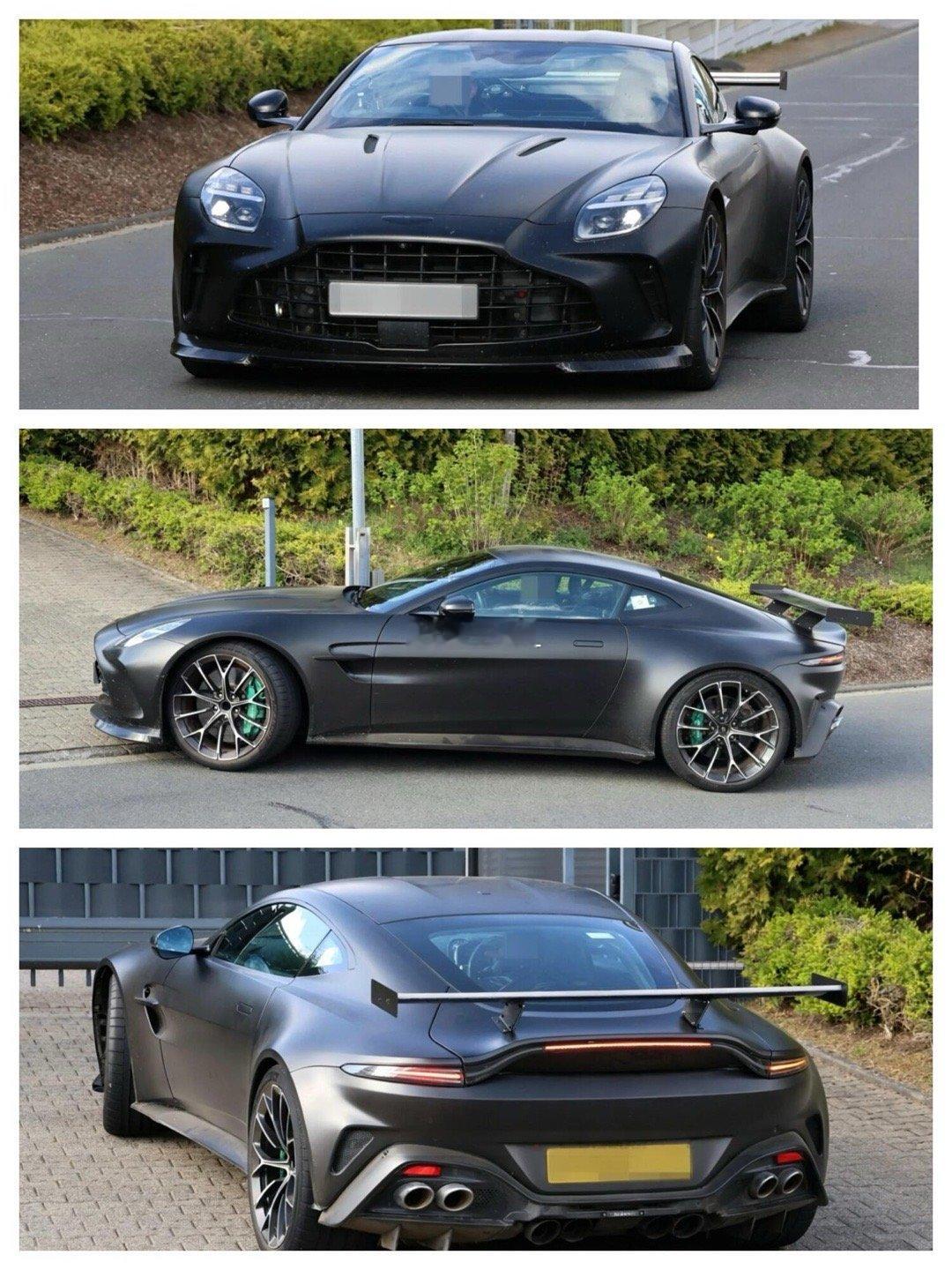 阿斯顿·马丁Vantage赛道版谍照曝光，外观上，加宽前唇和优化扩散器增强性能，