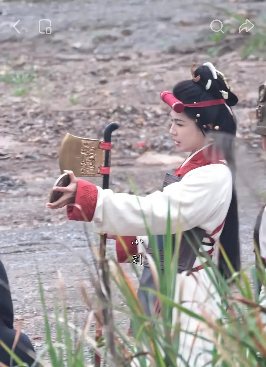 这质感像老剧路透，刘涛状态依旧好嫩。