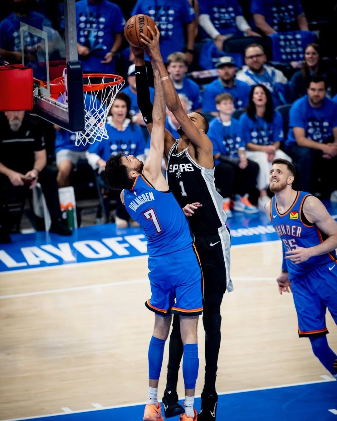 感谢马刺，拯救了NBA！雷霆出局算是众望所归！刚刚马刺西决击败雷霆，算是众望