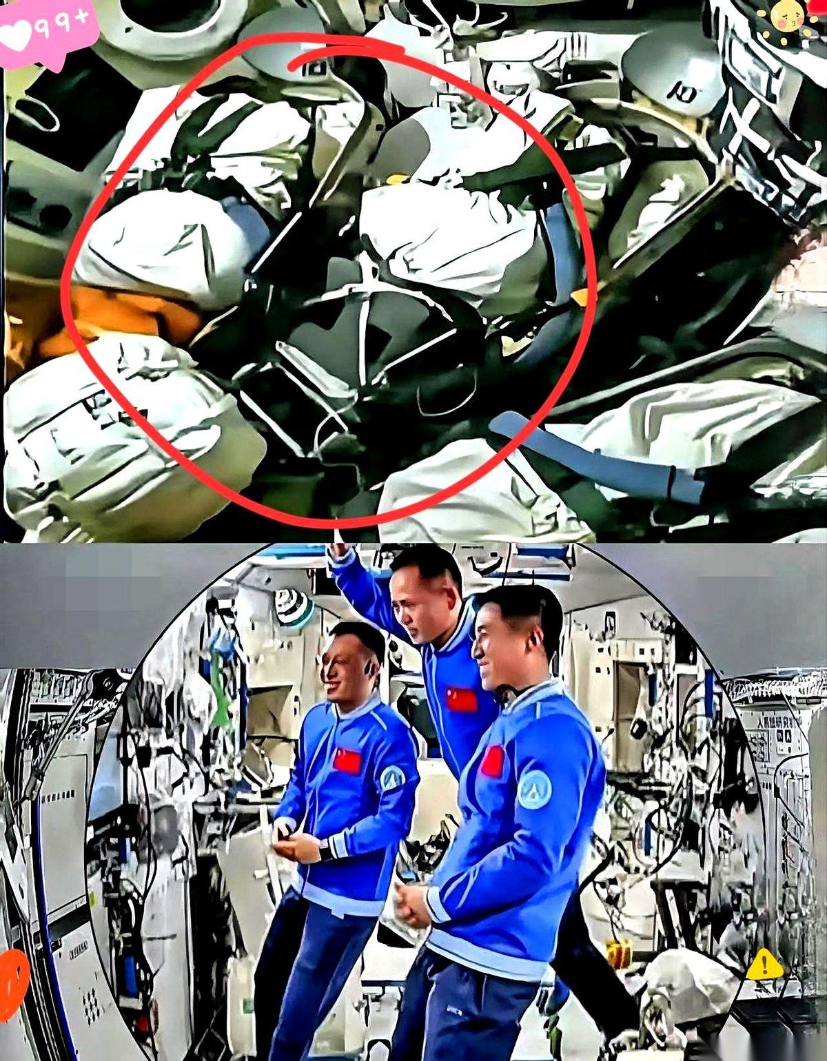 我敢打赌，他们打开舱门第一眼，绝对不是去看那些冰冷的仪器。他们的眼睛，肯定在找